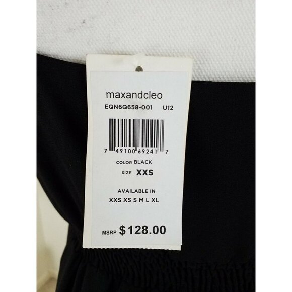 Max & Cleo~Women's Size XXS~"Anne" Black Prom Evening Dress NWT $128.00 - Picture 7 of 10